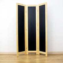 Nelson 3 Panel Blackboard Wooden Divider